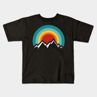 Mountains Retro Kids T-Shirt